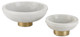 Currey and Company - 1200-0170 - Bowl - Valor - Natural/Brass