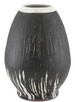Currey and Company - 1200-0314 - Urn - Chartwell Urn - Textured Black/White