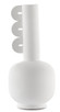 Currey and Company - 1200-0399 - Vase - Happy 40 Collection - Textured White