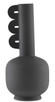 Currey and Company - 1200-0407 - Vase - Happy 40 Collection - Textured Black