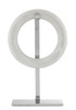 Currey and Company - 1200-0454 - Circle of Life - Circle of Life Collection - Nickel/White