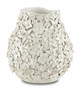 Currey and Company - 1200-0489 - Vase - Jessamine - White