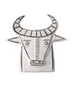 Currey and Company - 1200-0791 - Frank the Bull - Frank the Bull - Washed White/Black