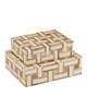 Currey and Company - 1200-0899 - Box Set of 2 - Aarna - Natural/Ivory