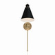 manufacturer_finish:Aged Brass and Black|manufacturer_glass:Black Metal Shade with White Interior