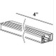 TRACK,4FT,WHITE (1004-02)