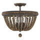 Capital Lighting - 9A122A - Three Light Semi-Flush Mount - Handley - Tobacco