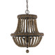 Capital Lighting - 9A123A - Three Light Chandelier - Handley - Tobacco