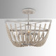 Sarah Four Light Semi-Flush Mount (9D294A)
