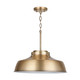 Capital Lighting - 9D328A - One Light Pendant - Oakwood - Aged Brass