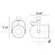 TRACK HEAD TRACKHEAD,PAR30,75W,PLATINUM (23402-034)