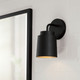 manufacturer_finish:Matte Black|manufacturer_glass:Matte Black Metal Shade with Soft Gold Interior