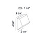 Kilo LED Wall Mount (28281-054)