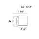 Volume LED Wall Mount (28292-041)