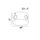 Pass LED Wall Mount (28296-036)