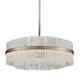 Corbett Lighting - 204-48 - 12 Light Chandelier - Chime - Silver Leaf