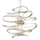 Corbett Lighting - 213-43-SL/SS - LED Chandelier - Calligraphy - Silver Leaf