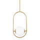 Everley One Light Pendant (273-42-VB)