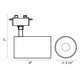 Charlie LED Track Head (35455-40-01)