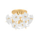 Corbett Lighting - 367-04-GL - Four Light Flush Mount - Hygea - Gold Leaf