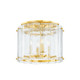 Corbett Lighting - 375-17-VPB - Four Light Flush Mount - Rio - Vintage Polished Brass