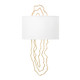 Corbett Lighting - 404-02-VGL - Two Light Wall Sconce - 5th Avenue - Vintage Gold Leaf