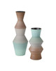 Currey and Company - 1200-1008 - Vase - Happy 80's - Brown/Light Blue