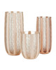 Currey and Company - 1200-1031 - Vase - Merletto - Blush/Clear