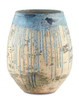 Currey and Company - 2200-0006 - Planter - Sicilia - Antique White/Blue Drip