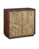 Currey and Company - 3000-0304 - Cabinet - Jardin - Walnut/Antique Brass
