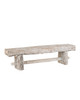 Currey and Company - 3000-0306 - Bench - Holland - Whitewash