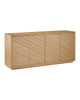 Currey and Company - 3000-0317 - Credenza - Margot Collection - Light Oak / Beige