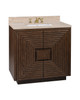 Currey and Company - 3800-0011 - Vanity with Sink - Morombe - Cocoa/Natural/White