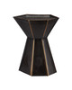 Currey and Company - 4000-0175 - Accent Table - Merola Accent Table - Bronze/Gold