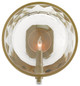 Currey and Company - 5000-0051 - One Light Wall Sconce - MarjieScope - Clear Antique Brass