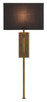 Currey and Company - 5000-0090 - One Light Wall Sconce - Edmund - Antique Brass