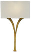 Currey and Company - 5000-0124 - One Light Wall Sconce - Choisy - Antique Gold Leaf
