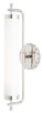 Currey and Company - 5000-0142 - One Light Wall Sconce - Latimer - White/Polished Nickel