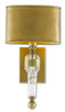 Currey and Company - 5000-0177 - One Light Wall Sconce - Lindau - Antique Brass