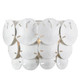 Currey and Company - 5000-0234 - Three Light Wall Sconce - Tulum Collection - Sugar White/White