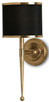 Currey and Company - 5021 - One Light Wall Sconce - Primo - Antique Brass