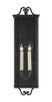 Currey and Company - 5500-0008 - Two Light Outdoor Wall Sconce - Giatti - Midnight
