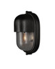 Currey and Company - 5500-0050 - One Light Outdoor Wall Sconce - Maritime - Matte Black/Clear