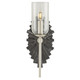 Currey and Company - 5800-0025 - One Light Wall Sconce - Benthos - Natural/Nickel/Clear