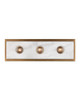 Currey and Company - 5800-0052 - Three Light Wall Sconce - Berdine - Natural/Antique Brass