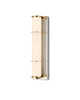Currey and Company - 5800-0062 - One Light Bath Wall Sconce - Blaine - Polished Nickel/Polished Brass/White
