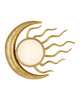 Currey and Company - 5900-0058 - LED Wall Sconce - Tona - Gold Leaf/White