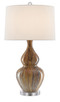 Currey and Company - 6000-0462 - One Light Table Lamp - Kolor - Earth Brown/Clear
