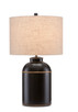 Currey and Company - 6000-0703 - One Light Table Lamp - London - Black/Gold