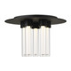 Visual Comfort Modern - 700FMKLA13B-LED927-277 - LED Flush Mount - Kola - Nightshade Black